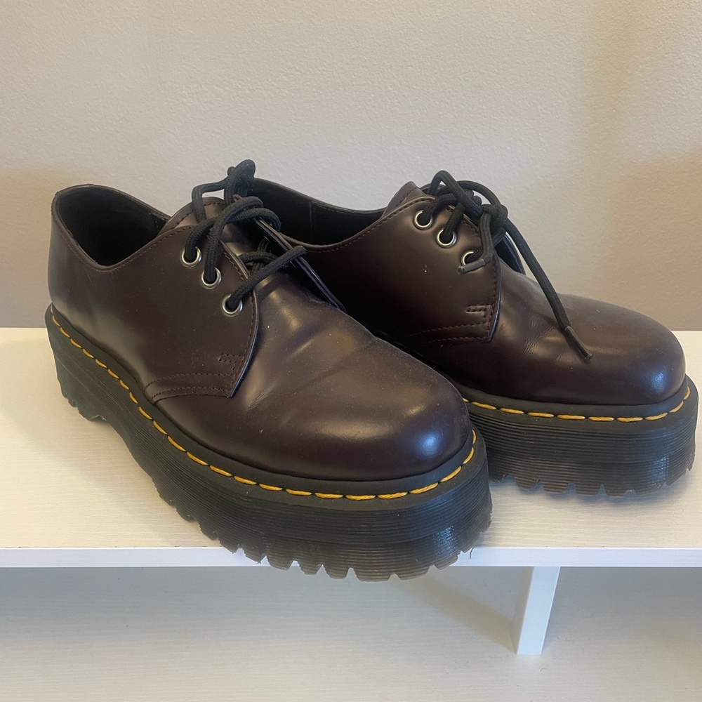 Doc Marten Platform Lace Up Loafers
